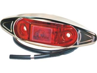 LED Schluss-/Umrissleuchte PRO-CAN 12 Volt, Chrome Gehäuse