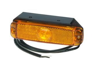 LED Seitenmarkierungsleuchte Kabel 1,5m, Winkelhalter 90°