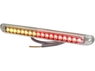 LED Heckleuchte PRO-CAN XL 3F 12 Volt, Gehäuse glasklar