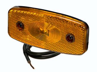LED Seitenmarkierungsleuchte 24 Volt, 90°-Kabelanschluss
