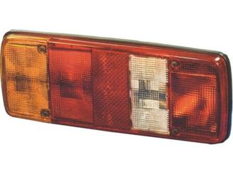 Rear Combination Lamp UNIVERSAL without reflex reflector left, numberplate lamp, without reflector
