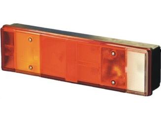 Feu Multifonctions arrière LC7 IVECO, gauche + éclaireur de plaque, connecteur arrière
