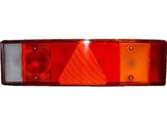 Lichtscheibe mit Dreieckrückstrahler Lichtscheibe rechts