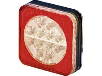 LED Heckleuchte PRO-BOX LED Brems-Blink-Schlussleuchte + LED Kennzeichenleuchte