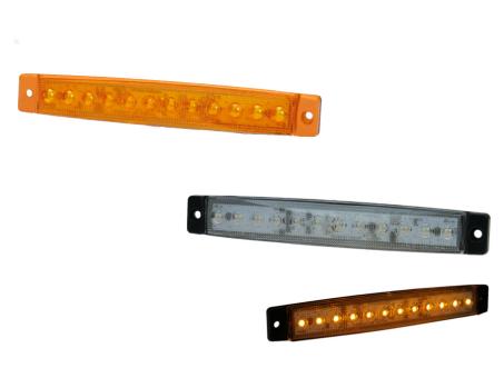 Feu de position latéral orange à LED Lamp PRO-FLAT XL "Color Edition" 12/24 volts